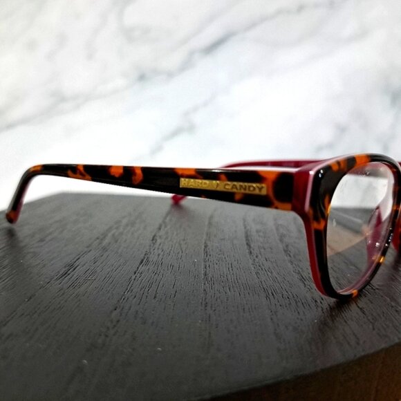 NEW Hard Candy Women Eyeglass Frame Full Rim,Tortoise/pink 51-16-135, Rx'able - Picture 3 of 5